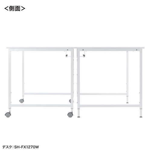 パソコンデスク（W1800・ホワイト・オフィスデスク・シンプルデスク・フレキシブルデスク） SH-FX1870W サンワサプライ