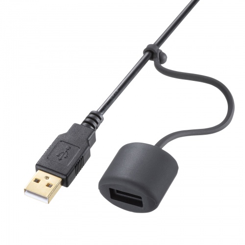 キーボード（有線・マグネット内蔵・防水・防塵・シリコン・USB・おすすめ・ブラック） SKB-BS8BK サンワサプライ