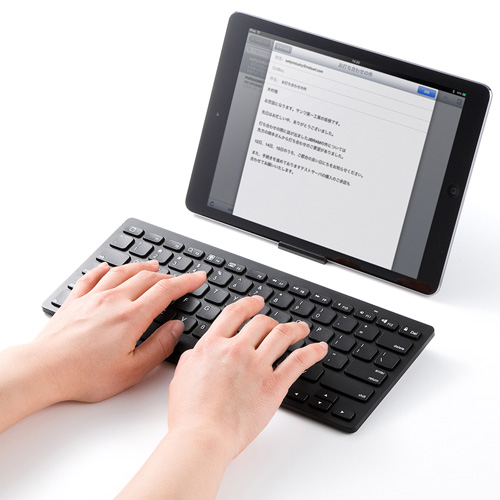 iPad専用 Bluetoothキーボード ブラック Bluetoothキーボード（パンタグラフ・アイソレーション