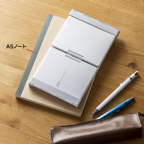 折りたたみBluetoothキーボード（テンキー付き・フルキーボード・充電式・104キー日本語配列・iPhone15・iPhone15plus。ホワイト） SKB-BT35W サンワサプライ