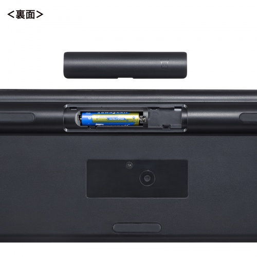 Bluetooth静音キーボード（テンキーあり・ワイヤレス・3台マルチペアリング・薄型メンブレン・iPhone15・iPhone15plus・iPad・ブラック） SKB-BT37BK サンワサプライ