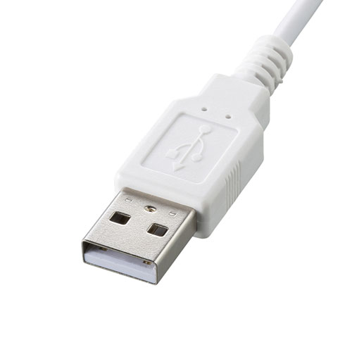 英語USBキーボード（標準英語配列104キーボード・レーザー刻印キー・高耐久設計・ホワイト）