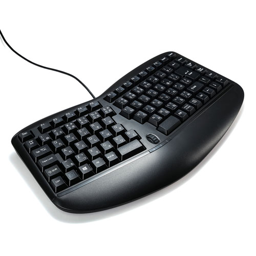 エルゴノミクス グレー キーボード 本体 PX-ERGO-Mech PERIBOARD-535 フルサイズ・メカニカル