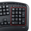 エルゴノミクスキーボード(ワイヤレス・トラックボール・メンブレン・USB接続)