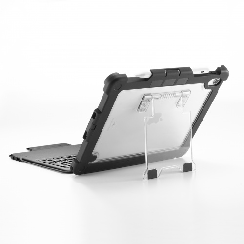 iPad 第10世代 専用ケース 一体型 キーボード（タイプC・有線接続・スタンド・耐衝撃ケース・3.5mm・充電対応・日本語配列・ペンホルダー・iPad 11インチ A16 対応・ブラック）