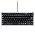 スタンダードキーボードと同じ19mmキーピッチでテンキー無しコンパクトキーボード（シルバー） SKB-KG3SV サンワサプライ