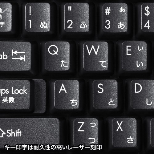 キーボード（コンパクト・メンブレン・有線・USBハブ2ポート付き・テンキーなし・おすすめ・ブラック） SKB-KG3UH2BK サンワサプライ