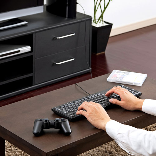 USBキーボード（排水機能付き・ブラック）