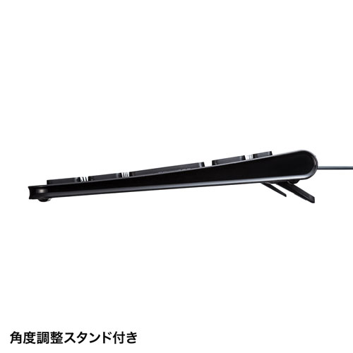 キーボード(コンパクト・パンタグラフ・有線・スリム・おすすめ・USB・ブラック) SKB-SL32BK サンワサプライ