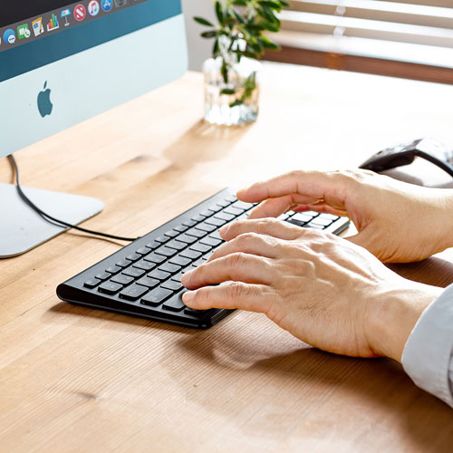 キーボード(コンパクト・パンタグラフ・有線・スリム・おすすめ・USB・ブラック) SKB-SL32BK サンワサプライ