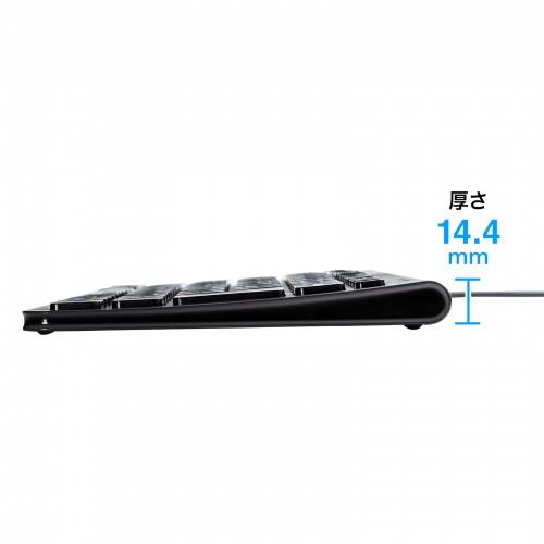 キーボード(コンパクト・パンタグラフ・有線・スリム・おすすめ・USB・ブラック) SKB-SL32BK サンワサプライ