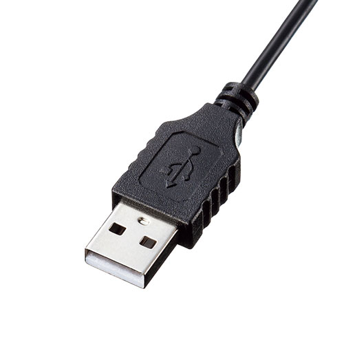 キーボード（スリム・パンタグラフ式・有線・ショートカットつき・ブラック）