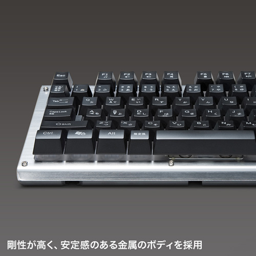 キーボード（USB・日本語109A配列・ゲーミング機能・バックライト搭載・テンキー・おすすめ） SKB-WAR3 サンワサプライ