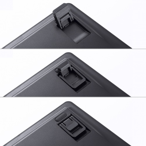 Bluetoothキーボード（USB充電式・ワイヤレス・BT＆ USB Aレシーバー・マルチペアリング・2.4GHz・日本語配列・パンタグラフ式・ブラック）