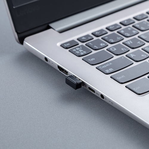 Bluetoothキーボード（USB充電式・ワイヤレス・BT＆ USB Aレシーバー・マルチペアリング・2.4GHz・日本語配列・パンタグラフ式・ブラック）