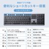 Bluetoothキーボード（USB充電式・ワイヤレス・BT＆ USB Aレシーバー・マルチペアリング・2.4GHz・日本語配列・パンタグラフ式・ブラック）