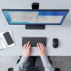 Bluetooth＋2.4Gコンボキーボード（USB充電式・ワイヤレス・BT＆ USB Aレシーバー・テンキーレス・マルチペアリング・2.4GHz・日本語配列・パンタグラフ式・コンパクト・ブラック））