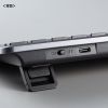 Bluetooth＋2.4Gコンボキーボード（USB充電式・ワイヤレス・BT＆ USB Aレシーバー・テンキーレス・マルチペアリング・2.4GHz・日本語配列・パンタグラフ式・コンパクト・ブラック））
