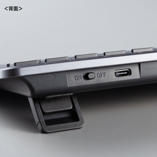 Bluetooth＋2.4Gコンボキーボード（USB充電式・ワイヤレス・BT＆ USB Aレシーバー・テンキーレス・マルチペアリング・2.4GHz・日本語配列・パンタグラフ式・コンパクト・ブラック））