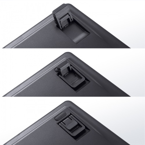 Bluetooth＋2.4Gコンボキーボード（USB充電式・ワイヤレス・BT＆ USB Aレシーバー・テンキーレス・マルチペアリング・2.4GHz・日本語配列・パンタグラフ式・コンパクト・ブラック））