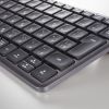 Bluetooth＋2.4Gコンボキーボード（USB充電式・ワイヤレス・BT＆ USB Aレシーバー・テンキーレス・マルチペアリング・2.4GHz・日本語配列・パンタグラフ式・コンパクト・ブラック））