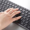 Bluetooth＋2.4Gコンボキーボード（USB充電式・ワイヤレス・BT＆ USB Aレシーバー・テンキーレス・マルチペアリング・2.4GHz・日本語配列・パンタグラフ式・コンパクト・ブラック））