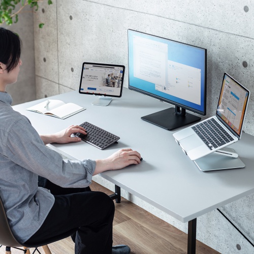Bluetooth＋2.4Gコンボキーボード（USB充電式・ワイヤレス・BT＆ USB Aレシーバー・テンキーレス・マルチペアリング・2.4GHz・日本語配列・パンタグラフ式・コンパクト・ブラック））