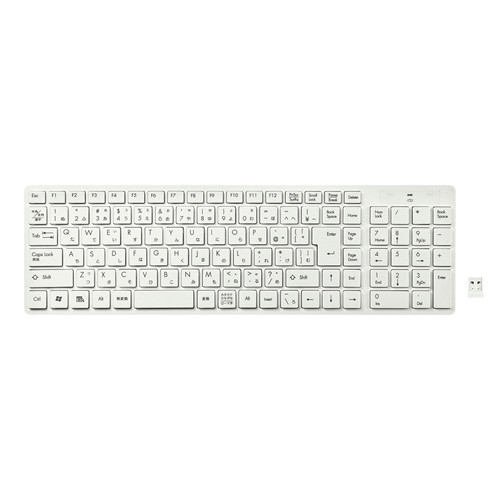 ホワイトワイヤレスキーボード6台セット 楽天市場】「お買い物マラソン」ワイヤレス キーボード