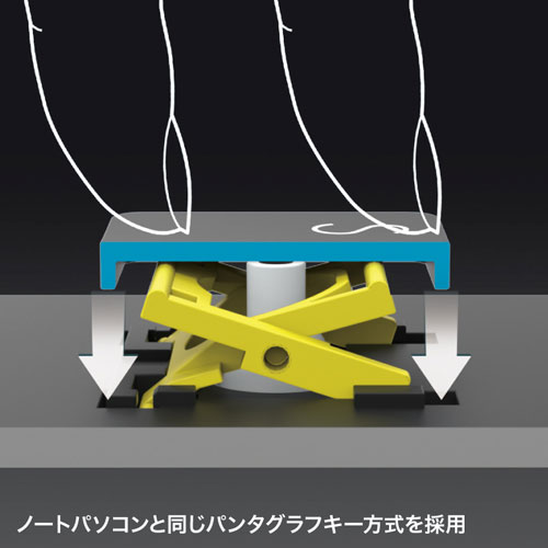 キーボード（マウス付き・無線・ワイヤレス・テンキーなし・静音・USB接続・パンタグラフ・ブラック）