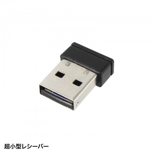 ワイヤレス静音キーボードマウスセット（テンキーあり・静音・2.4GHzワイヤレス・USB A・乾電池）