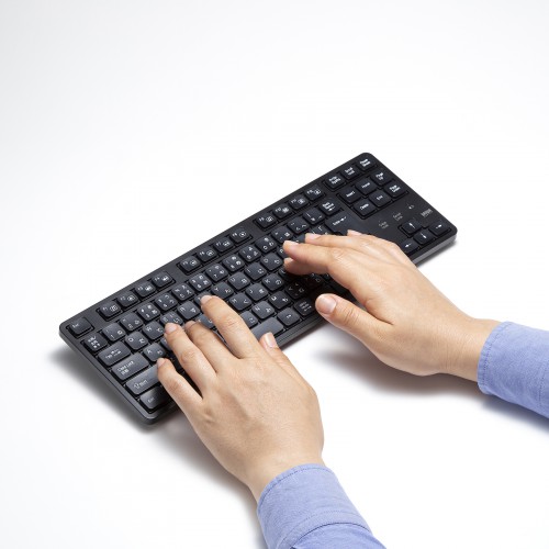 TOSHIBA デスクトップPC ワイヤレスキーボード付き ワイヤレス静音キーボード（2.4GHzワイヤレス・USB・テンキー