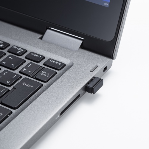 ワイヤレスキーボード（静音ワイヤレスマウス付き・コンパクトサイズ・フルキーボード・2.4GHzワイヤレス・薄型メンブレン・電池式・ブラック）