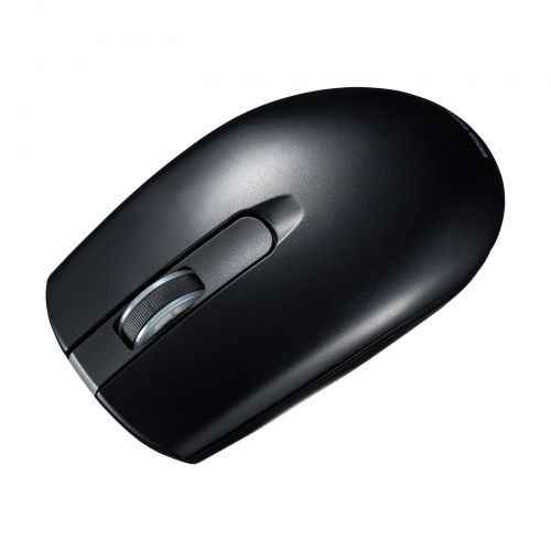 ワイヤレスキーボード（静音ワイヤレスマウス付き・コンパクトサイズ・フルキーボード・2.4GHzワイヤレス・薄型メンブレン・電池式・ブラック）