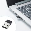 ワイヤレスキーボード マウスセット（テンキー付き・USB A レシーバー・メンブレン・コンパクト・フルキーボード・乾電池式・Copilotキー・ブラック）