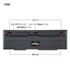 ワイヤレスキーボード（USB Aレシーバー・テンキー付き・メンブレン・コンパクト・フルキーボード・乾電池式・Copilotキー・ブラック）