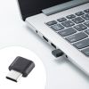 ワイヤレスキーボード マウスセット（テンキー付き・USB-C レシーバー・メンブレン・コンパクト・フルキーボード・乾電池式・Copilotキー・ブラック）