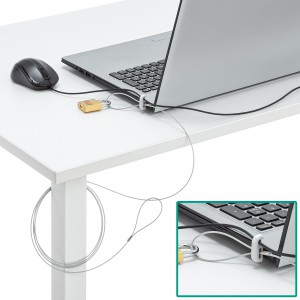 セキュリティワイヤー｜ロック・PC・2m・ダイヤル錠