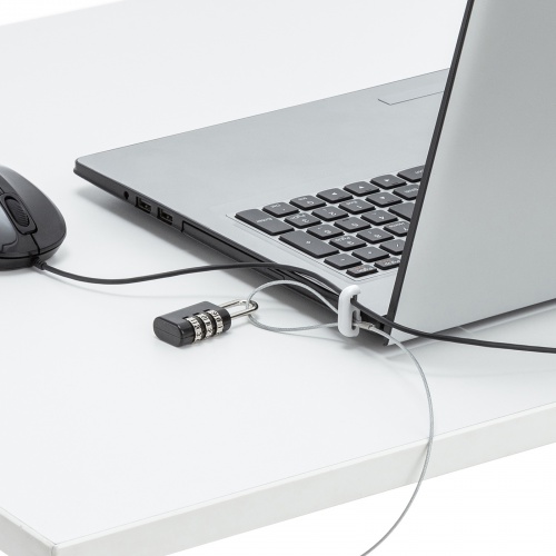 セキュリティワイヤー｜ロック・PC・1m・ダイヤル錠