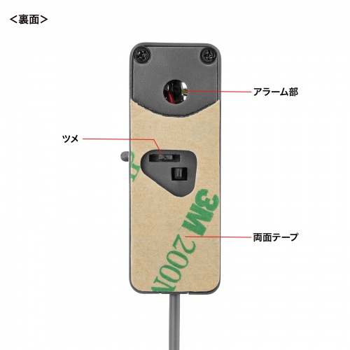 アラームセキュリティワイヤー（ループワイヤー）SL-29ALMN