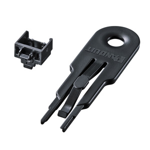 モジュラージャックガード（RJ45対応・ブラック・防犯対策