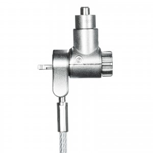 セキュリティワイヤー／3規格対応／2m／シリンダー錠／一体型