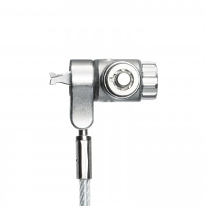 セキュリティワイヤー／3規格対応／2m／シリンダー錠／一体型