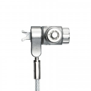 セキュリティワイヤー／3規格対応／2m／シリンダー錠／一体型