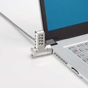 セキュリティワイヤー／3規格対応／ワイヤー2m／ダイヤル錠