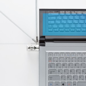 セキュリティワイヤー／3規格対応／ワイヤー2m／ダイヤル錠