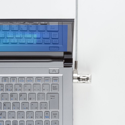 セキュリティワイヤー／3規格対応／ワイヤー2m／ダイヤル錠