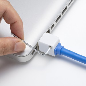 LANケーブルロック（特殊レンチタイプ･抜け止め・トラブル予防・盗難防止）