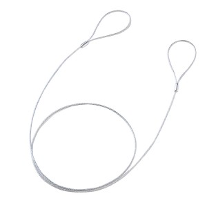 セキュリティワイヤー(セキュリティ用ワイヤーのみ・長さ1.0m・径2.2mm） SLE-11W-1 サンワサプライ