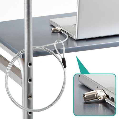 セキュリティワイヤー｜ロック・PC・薄型・シリンダ錠・統一キー