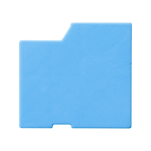 SLE-27-BL用取付け部品（eセキュリティ・SLE-46S-BL サンワサプライ・ブルー・5個入り） SLE-27BLOP サンワサプライ